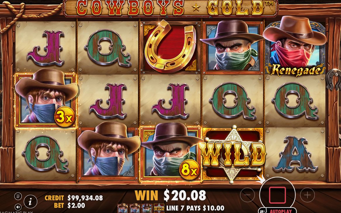 Free Spins screen on a sunlit western street background